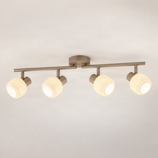 Evey downlight lengde 83 cm 4 lyskilder hvit/beige – Nola Stue Skandinavisk Glass Med flere lyskilder Evey downlight lengde 83 cm 4 lyskilder hvit/beige – Nola Stue Skandinavisk Glass Med flere lyskilder