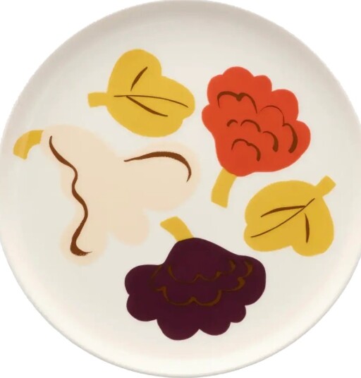 Marimekko Home Kukasta Kukkaan Plate 20Cm   White   20 CM