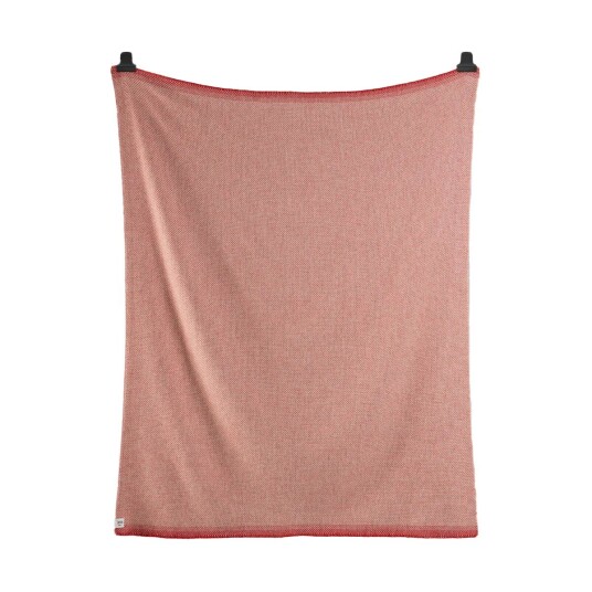 Røros Tweed Una teppe 150x200 cm Light red