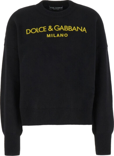 Dolce & Gabbana Dame Strikkevarer Svart S,