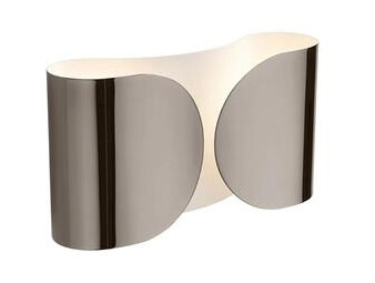 Flos Foglio Vegglampe Sort Nikkel