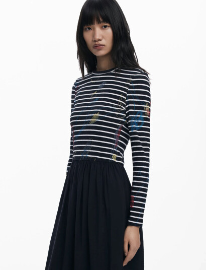 Desigual Raya Hibrida - Black - M