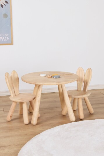 Minitude Nordic Bord Dimma & Stoler Kanin Natur Minitude Nordic Bord Dimma & Stoler Kanin Natur