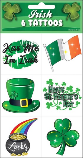 Palmer Agencies Tatoveringer St. Patricks Day 6-pakning SP82
