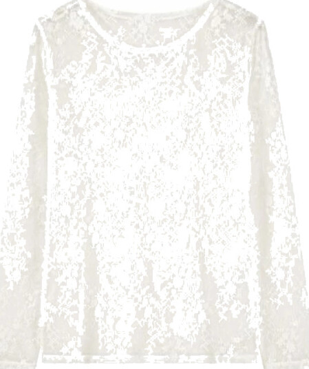 2 Biz Dame Topper Hvit M,