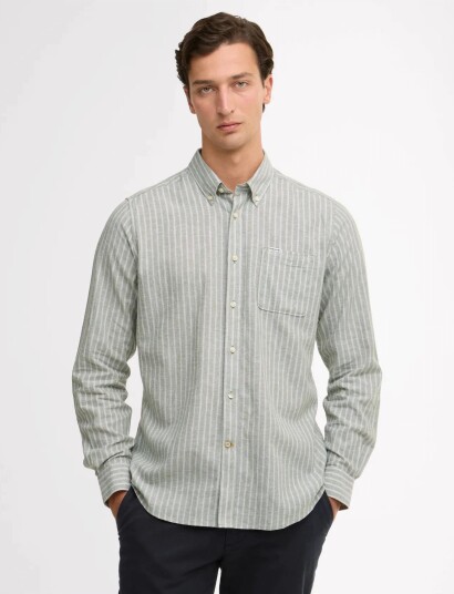 Barbour Barbour Nelson Striped   Green   XXL