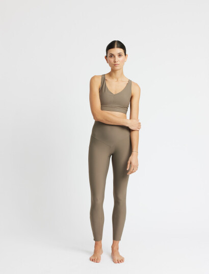 Rethinkit Studios Tights Invisible Run Edinburgh - Brown - S