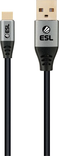 Esl Usb-a Til Micro-usb Switch Ladekabel 2m Esl Usb-a Til Micro-usb Switch Ladekabel 2m