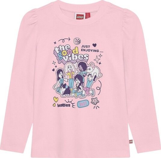 LEGO® Friends T skjorte   LWTuna 600   Lyserød   LEGO® Wear   4 år (104)   T skjorte   Rosa