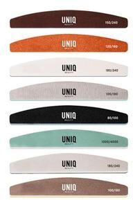 UNIQ Multi Grit Nail File & Buffer Kit Half Moon Shaped   8 stk.