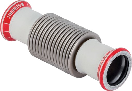 Geberit Mapress Aksialkompensator 18mm med Presshylse for Hydraulikk