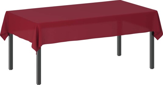 vidaXL Bordduk Rektangulær Vinrød 140 x 200 cm