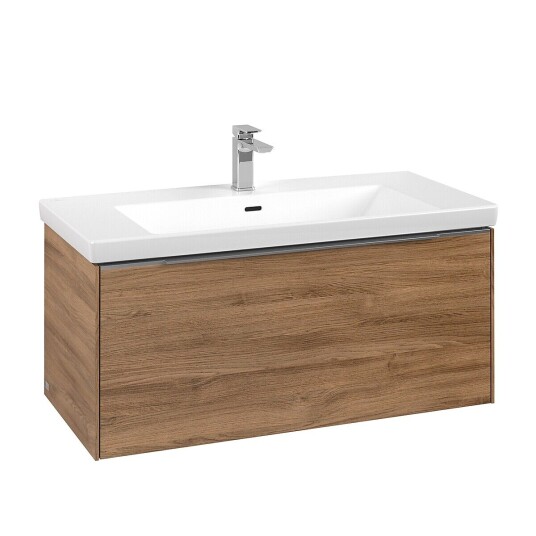 Villeroy & Boch Subway 3.0 Servantskap m/1 skuff 973x429x478 mm Kansas Eik