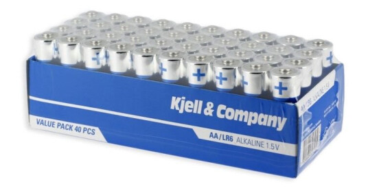 Kjell & Company AA-batterier (LR6) 40-pk.
