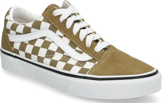 VANS Old Skool - OLIVE BROWN/TRUE WHITE - 35