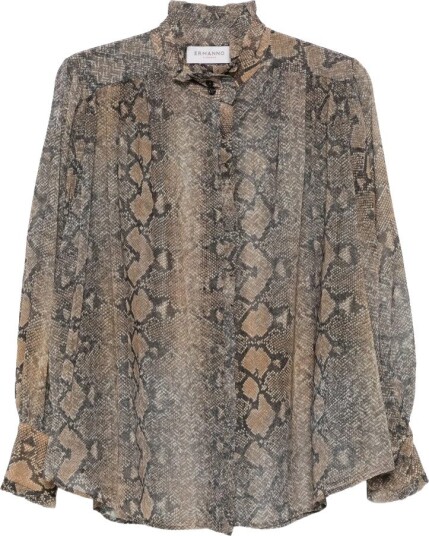 Ermanno Scervino Dame Bluser & Skjorter Brun S, Ermanno Scervino Dame Bluser & Skjorter Brun S,