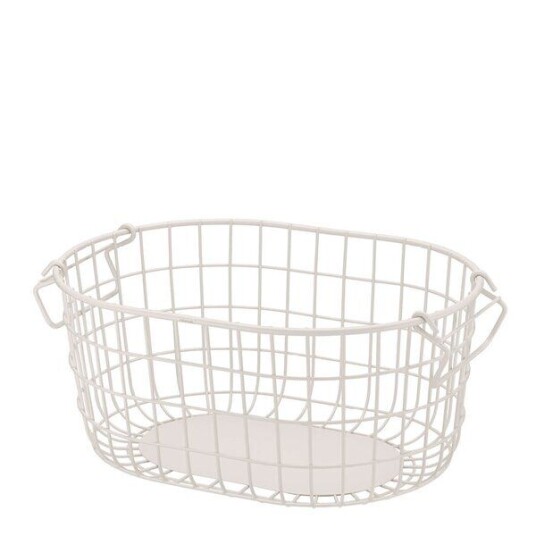 Blomus Kago lagringskurv 37x27x17 cm rund beige Blomus Kago lagringskurv 37x27x17 cm rund beige