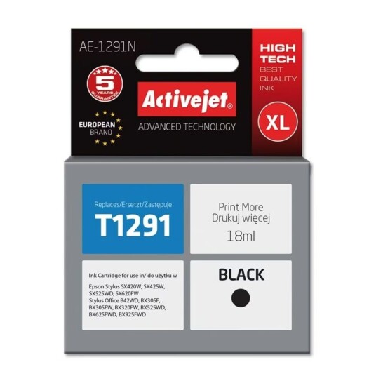 Original blekkpatron Activejet AE-1284N Sort