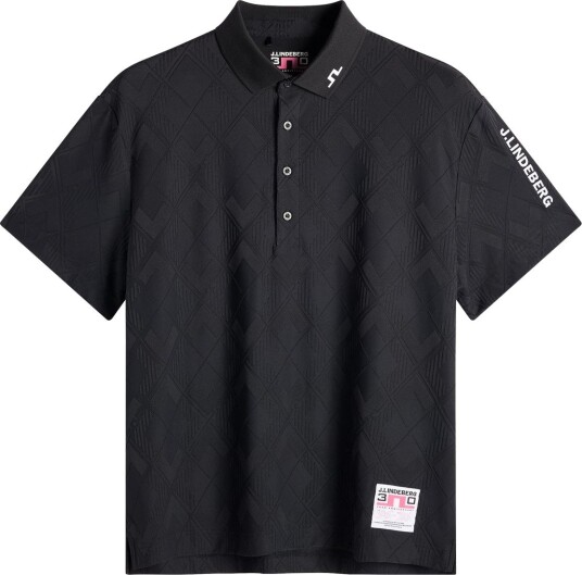 J. Lindeberg 30Y Matt Relaxed Polo Black S