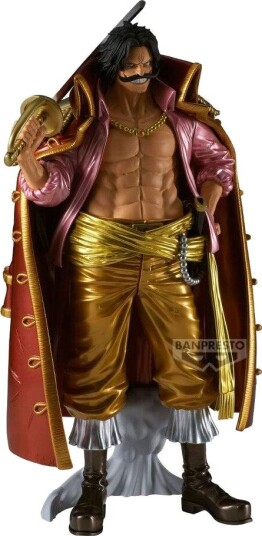 Northix One Piece Gol D. Roger metallfigur 30 cm samleobjekt