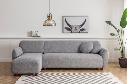Whitecliffs Divansofa 3 seters   Grå