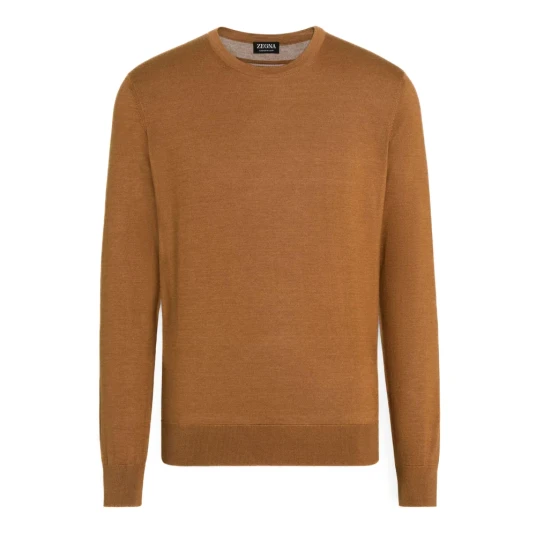 Zegna Herre Strikkevarer Brun 3XL,