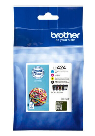 Brother 4-Pack (Black Yellow Cyan Magenta) original - ink cartridge - Blekkpatron