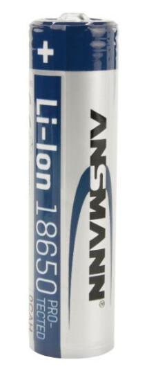 Ansmann 18650 Oppladbart Litiumbatteri 2600 mAh 3.7V Ansmann 18650 Oppladbart Litiumbatteri 2600 mAh 3.7V