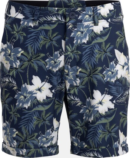 Bogeys & Birdies M TM 4 Way Str Flowerprint Golfshorts herre Navy Multi 32