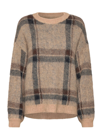 ONLY Onlmarion Life Ls O Neck Knt Beige S ONLY Onlmarion Life Ls O Neck Knt Beige S