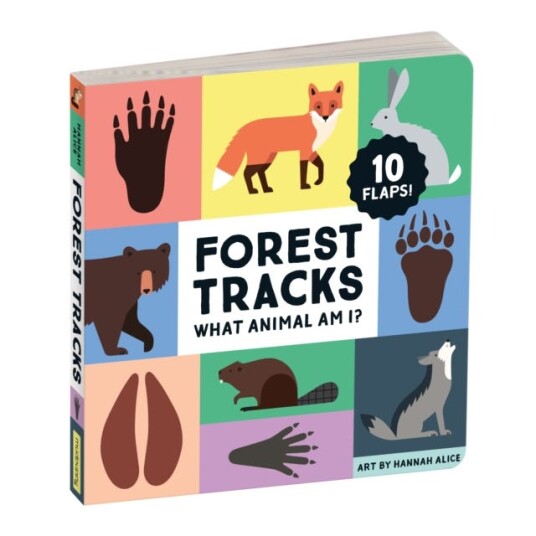 Forest Tracks: What Animal Am I? Lift-The-Flap Board Book Av Mudpuppy Forest Tracks: What Animal Am I? Lift-The-Flap Board Book Av Mudpuppy