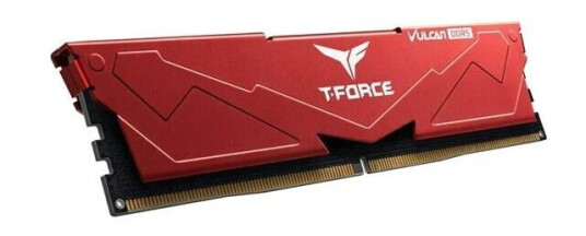 Team Group T-Force Vulcan DDR5-6000 - 32GB - CL38 - Single Channel (1 pcs) - AMD EXPO & Intel XMP - Rd Team Group T-Force Vulcan DDR5-6000 - 32GB - CL38 - Single Channel (1 pcs) - AMD EXPO & Intel XMP - Rd