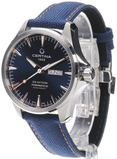 Certina Herreklokke C032.430.18.041.01 DS Action Blå/Tekstil Ø41 mm