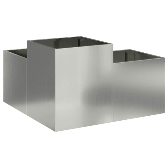  Hagekasse 100x100x48 cm Galvanisert Stål