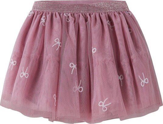 Name It Skjørt - NmfKira - Lilas/Antique White - Name It - 2 år (92) - Skjørt Lilla Rosa