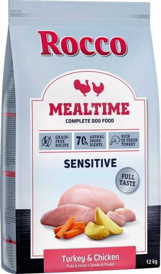 Rocco Mealtime Sensitive Kalkun & Kylling 2 X 12 kg