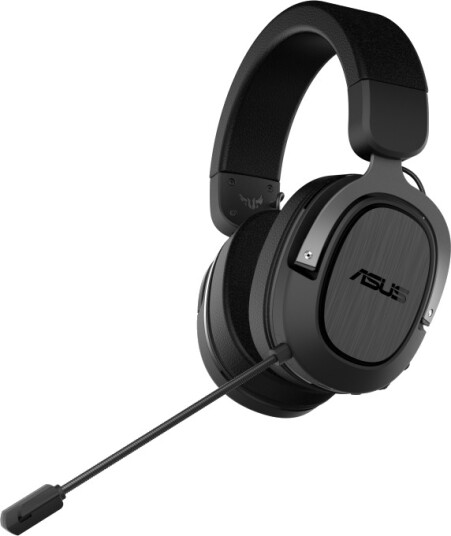 Asus Tuf Gaming H3 Wireless Hodesett 3,5 Mm Jakk Stereo Grå, Svart Asus Tuf Gaming H3 Wireless Hodesett 3,5 Mm Jakk Stereo Grå, Svart