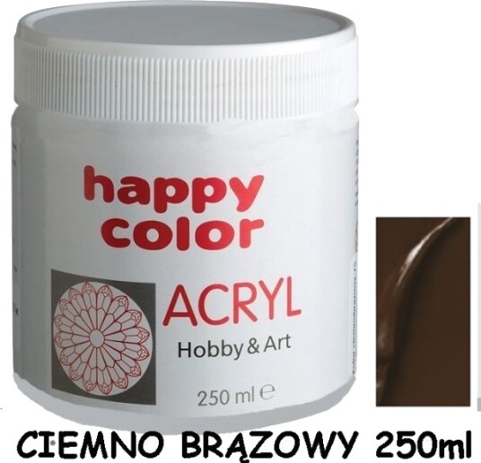 Happy Color Akrylmaling 75 Ml Mørkebrun (7370 0075-75)
