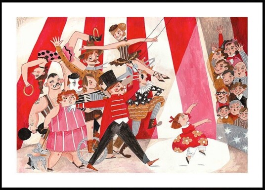 Circus in the city Plakat Plakat / 50x70cm