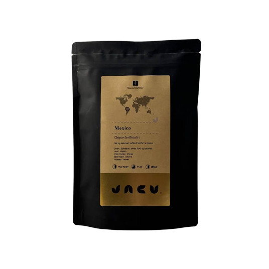 Caffeine Free Mexico Chipas Roasted Coffee Beans from Jacu / Koffeinfri Kaffe