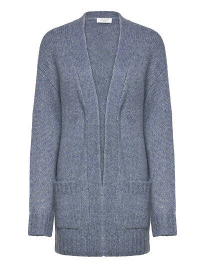 Rosemunde Rwtulip Wool Blend Long Knit Cardig - Blue - XS
