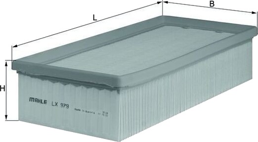 Luftfilter KNECHT LX 979 Luftfilter KNECHT LX 979