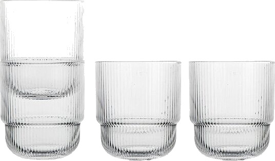 Sagaform Blanka vannglass 40 cl 4 stk klar Sagaform Blanka vannglass 40 cl 4 stk klar