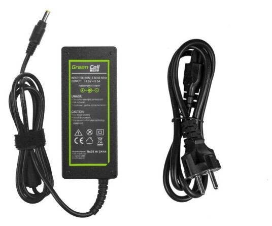 Green Cell Strømadapter Og Inverter AD11P 65w Svart