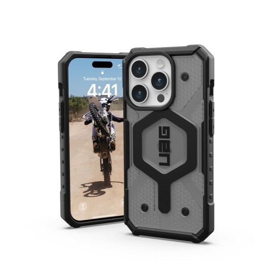 Urban Armor Gear (Uag) Iphone 15 Pro Deksel Pathfinder Magsafe Ash