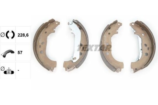 Bremsesko sett TEXTAR 91061400