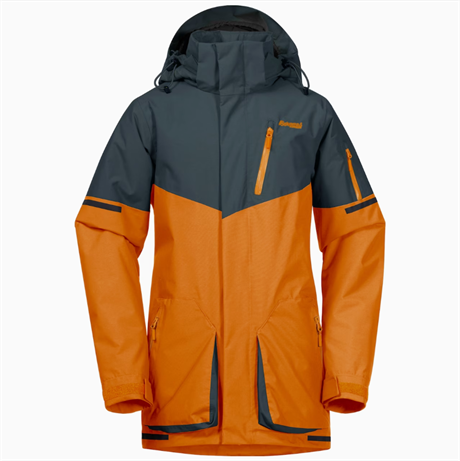 Bergans Knyken Insulated Youth Jacket Cloudberry Yellow/Orion Blue 128 Bergans Knyken Insulated Youth Jacket Cloudberry Yellow/Orion Blue 128
