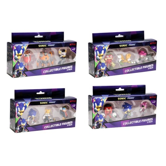 Sonic Prime S1 Samlefigur 5-pakning 6,5cm (assortert)