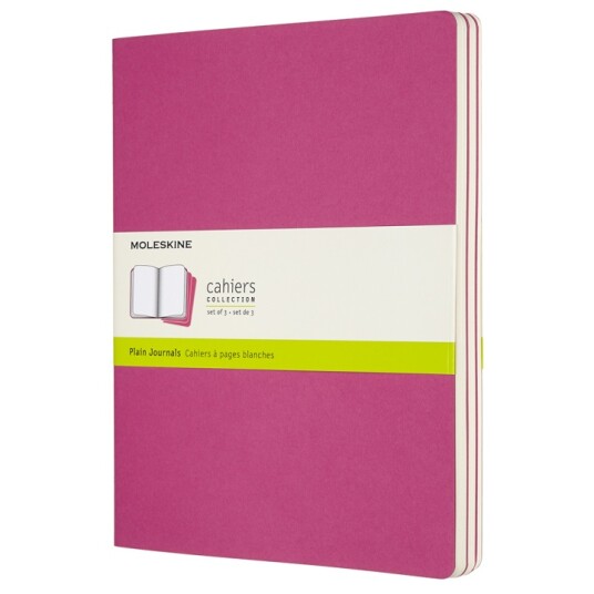 Moleskine Cahier XL Pink Plain