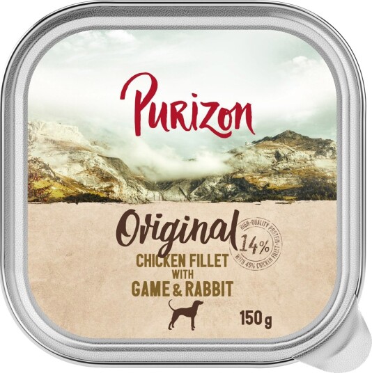 Purizon Våtfôr Med Vilt Kyllingfilet 6 X 150 G